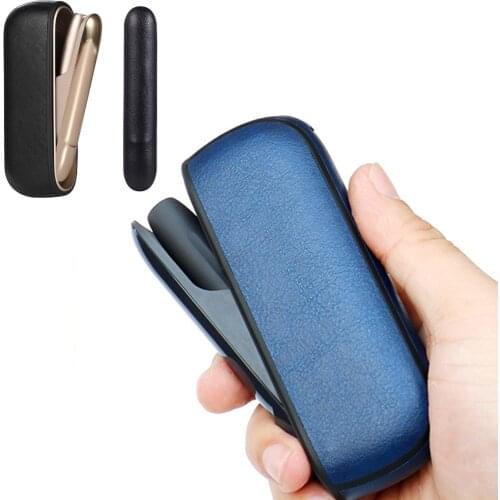 PU Leather Case for IQOS 3 Duo Full Protective Pouch For IQOS 3.0 Replaceable Camouflage Soft Portable Side Door Shell Cover