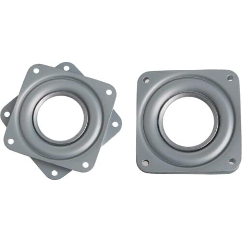 Square Bearing Swivel Plate Lazy Susan Turntable 3"/4"/6" TV Rack Desk Tool