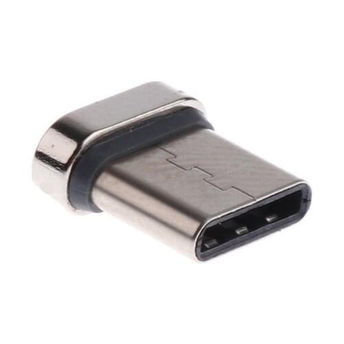 Magnetic Tips Type C (USB-C) Converter Adapter Connector Head For Android Phone / Laptop Charging & Transfer Data