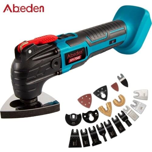 Abeden Multifunction Tool Oscillating Multi-Tools Variable Speed Renovator Electric Trimmer Electric Saw for Makita 18V Battery