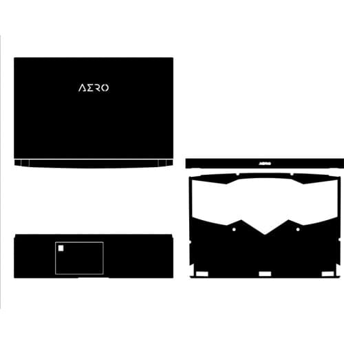 KH Carbon fiber Laptop Sticker Skin Decals Cover Protector Guard for Gigabyte AERO 15 OLED XC 15.6"