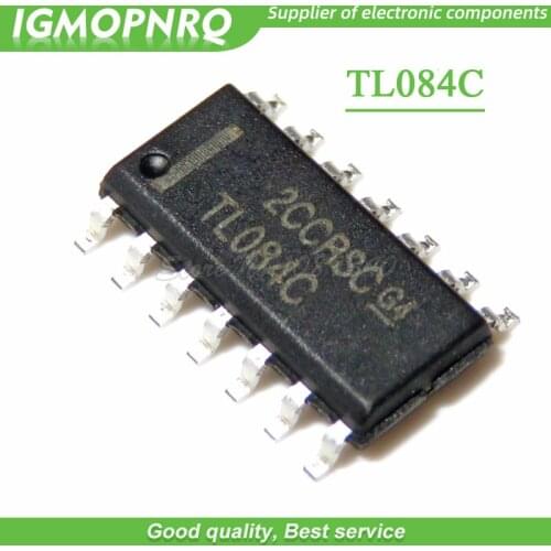 20PCS TL084CDR TL084CD TL084C TL084 SOP-14 Operational Amplifier New Original Free Shipping