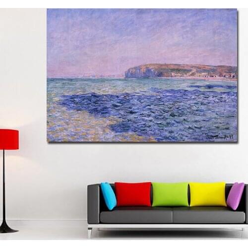 SELFLESSLY Claude Monet painting the artists garden at giverny canvas prints hot sell pictures on the bedroom free shipping