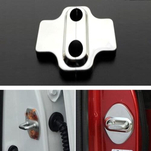 Rete For Chery Tiggo Tiggo 3 A3 E5 Cowin/3/5 stainless steel Car door lock locker buckle cover Protector decoration Wholesale