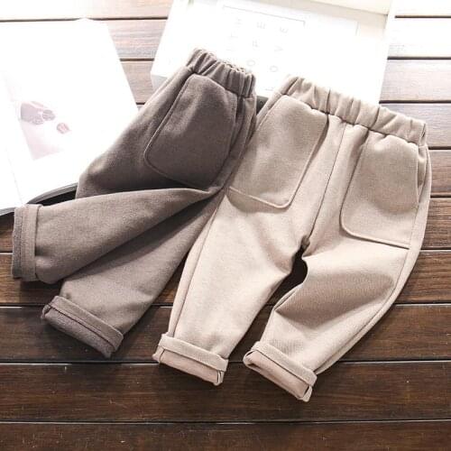 Girls pants kids autumn winter clothes solid children pants for baby Girl trousers size90~130 maonizi