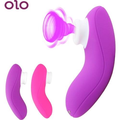 OLO 10 Sucking Clitoris Stimulator G-Spot Massger Nipples Clit Sucker Mini Silicone Sucking Vibrator Modes Oral Sex