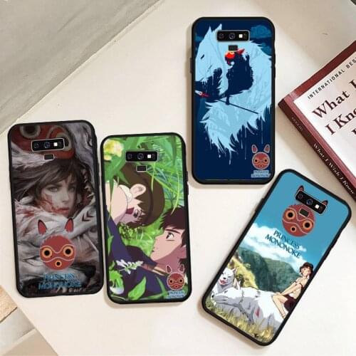Studio Ghibli Princess Mononoke Phone Case For Samsung A50 A51 A71 A20E A20S S10 S20 S21 S30 Plus ultra 5G M11 funda cover