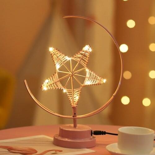 Star and moon led modeling lamp birthday gift Christmas decoration lamp