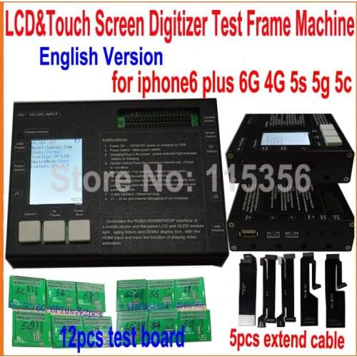 2015 NEW version LCD Touch Screen Digitizer Testing Tester for iphone 4 4S 55S 5C 6 6plus full set