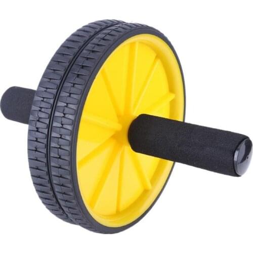 Gym Double-wheeled Updated Ab Abdominal Press Wheel Rollers Crossfit Exercise for Body Building Fitness Gymnastic Equipment