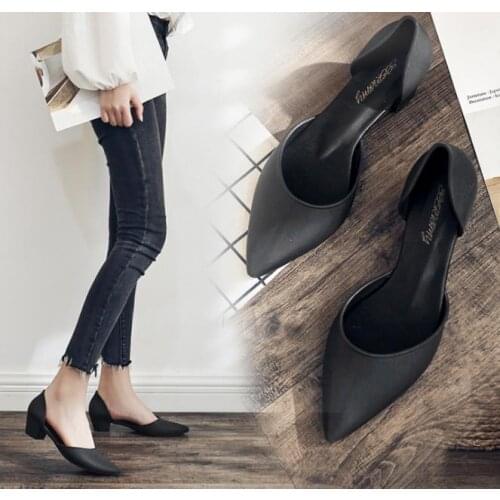 Pointed Heels Fashion Low Heel Shoes Elegant Shoes for Woman Party Shoes Chaussure Mariage Femme Wedding Shoes Bride Pumps