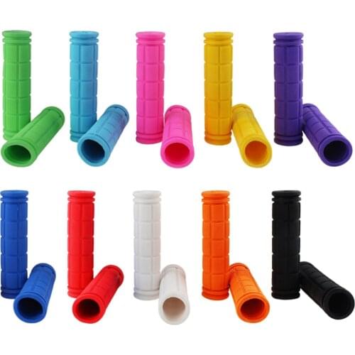 Anti-Slip Bike Bicycle MTB Handlebar Grip Soft Rubber Bar Covers White