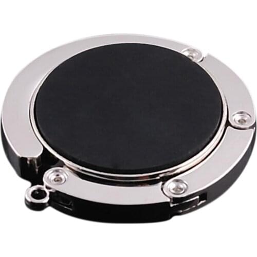 1pcs Portable Fashion Folding Crystal Alloy Purse Handbag Bag Hanger Hook Holder Table Hook Unique Bag Parts Accessories