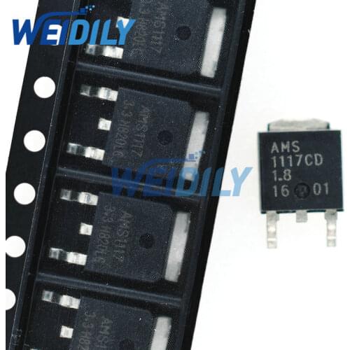 20PCS/Lot AMS1117-1.8 AZ1117D-1.8 AMS1117 TO-252 Voltage Regulator IC