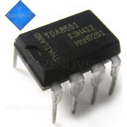 10pcs/lot TDA8551 TDA 8551 DIP-8 In Stock