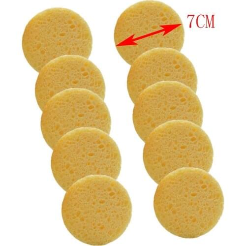 10PCS Face Cleaner Puff Women Skin Care Face Cleansing Sponge Soft Comfortable Face Wash Pad Portable Makeup Tool 6/7/8/9/10cm