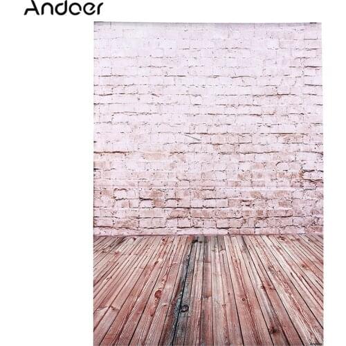 2 * 3m/6.6 * 9.8ft Large Photography Backdrop Background Brick Wooden Floor Pattern for Baby Children Photo
