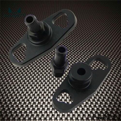 2PCS Fuel Rail Adapter With 6mm Tail For M**itsubishi Evo 1-3 Eclipse Dsm