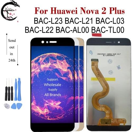 5.5" LCD For Huawei Nova 2 Plus 2plus 2+ BAC-L23 BAC-L21 BAC-L03 BAC-AL00 BAC-TL00 LCD Display Screen Touch Digitizer Assembly