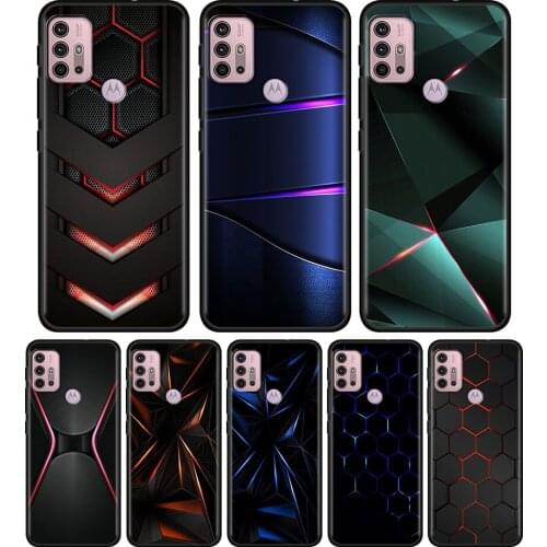 Black Light Dark Figures Phone Case for Motorola One Fusion+ G9 Play G8 Power Lite G10 G20 G30 G40 G50 G60 Edge Plus E6s Cover