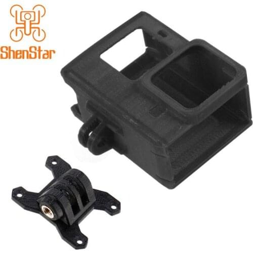 ShenStar 3D Printed Camera Fixed Mount Holder Seat Cover Bracket for TITAN XL/DC5/SL5/XL RC Drone for Gopro Hero9 Action Camera