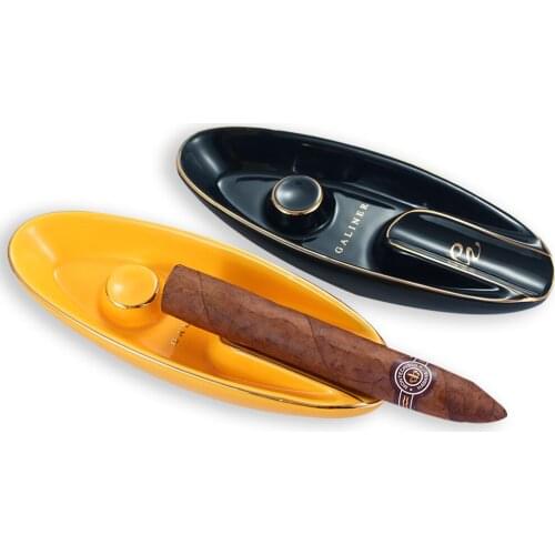 GALINER Mini Portable Travel Cigar Ashtray Home Ceramic Smoking Ashtrays Tobacco Pocket Cigarette Ash Tray