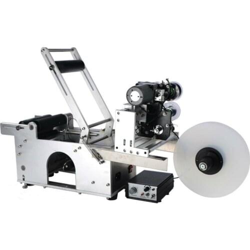 LT50D Automatic Round Bottle Labeling Machine With Date Code Printing Labeller