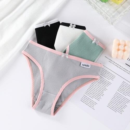 Underpants Cotton Panty Solid Womens Panties Comfort Underwear Skin-Friendly Briefs For Women Sexy Low-Rise Panty Intimate M-XL