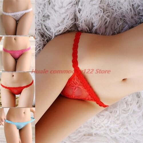 New Lace Sexy Womens Thong Lace For Women Black Female Seamless Ladies Mesh 6 Colors