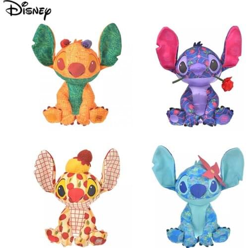 New Stitch Crashes Disney Limited Edition Dolls Genuine Movie Lilo & Stitch Stuffed Plush Toy Birthday Xmas Gift for Kids