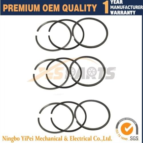 STD 3x Piston rings For Mitsubishi S3Q2 Caterpillar 303 Excavator 88x2.5HKx2x4