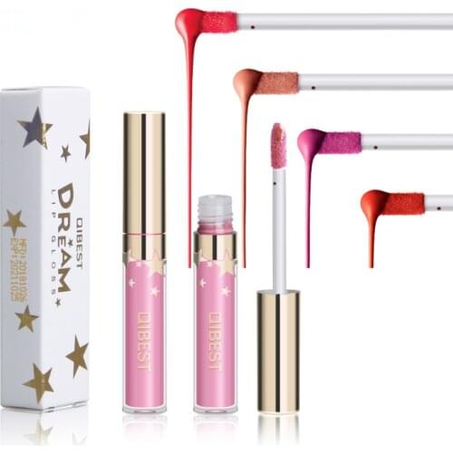 QIBEST 3ml Portable 24 Color Matte Lip Gloss Matte Liquid Lipstick Long Lasting Lipgloss Non-stick Lip Tint Maquiagem TSLM2