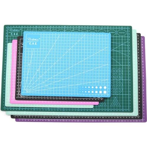 PVC A3/A4 3mm Cutting Mat Board Patchwork Flexible Multipurpose Self Healing Cutting Mats For Quilting Double-Sided Durable