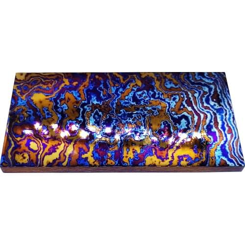 Custom Handmade Timascus DIY Material Timascus Rod and Billet -Mokuti rod