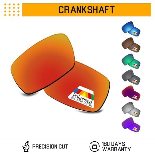 Bwake Polarized Replacement Lenses for-Oakley Crankshaft OO9239 Sunglasses Frame - Multiple Options