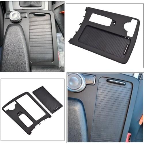 Car Styling Interior Water Cup Holder Panel Decoration Trim For Mercedes Benz C class W204 2007-2013 LHD