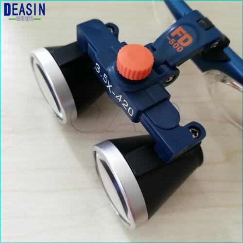 Dental Loupes medical loupes head loupes 2.5X3.5X4X5X6X Portable Black Dentist Surgical Medical Binocular Dental Loupe Optical