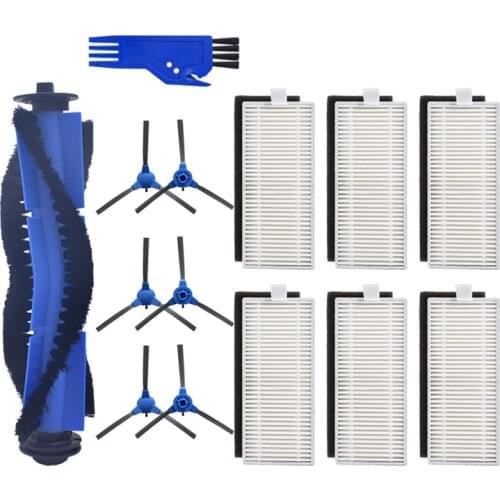 Replacement Kits for Cecotec Conga 1090 Robotic Vacuum Cleaner Accessories Hepa Filter Side Brush Roller Brush Mop Cloth Pads