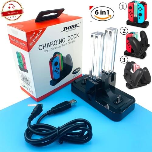 Charging Dock For Nintend Switch Joy-con Controller LED Type-C Charger For Nintendo Switch Pro Gamepad Charge Stand NS Switch