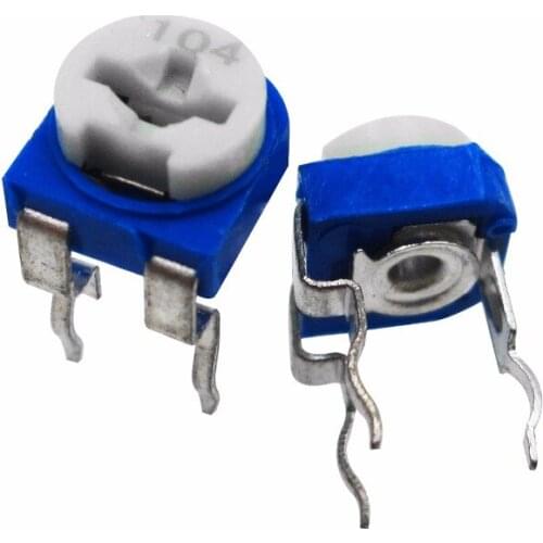 100PCS Trimmer Potentiometer RM065 RM-065 100Kohm 104 100K Trimmer Resistors Variable adjustable Resistors