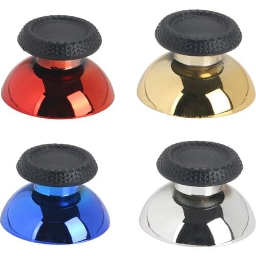 Y4UE 2x 3D Analog Joystick Thumbsticks Controller Thumb Stick Grip Button Cover Handle Mushroom Head Compatible with PS5