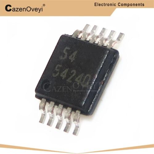 20pcs/lot TPS54240DGQR TPS54240 TPS54240QDGQRQ1 5424Q MSOP-10 REG BCK SPLIT RAIL ADJ In Stock