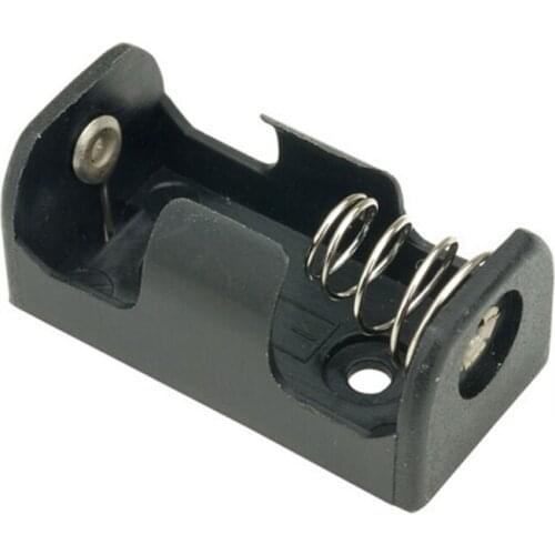 5pcs 1 / 2AA CR2 battery box 14250 battery holder with PCB pins