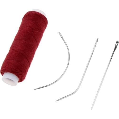 5pcs Cotton Hair Weaving Sewing Hair Decor Thread Hair Extension Track Weft