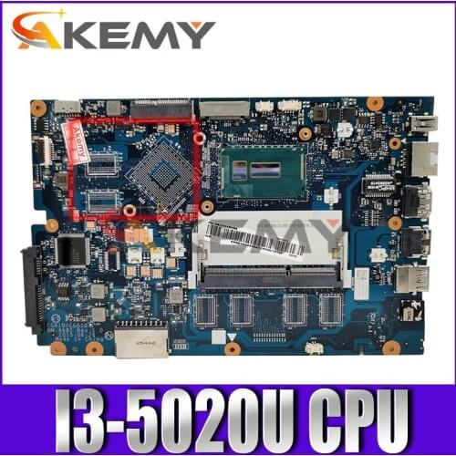 Akemy Laptop motherboard for Lenovo Ideapad 100-15IBY 100-15IBD CG410/CG510 NM-A681 SR240 I3-5020U DDR3 main board full test