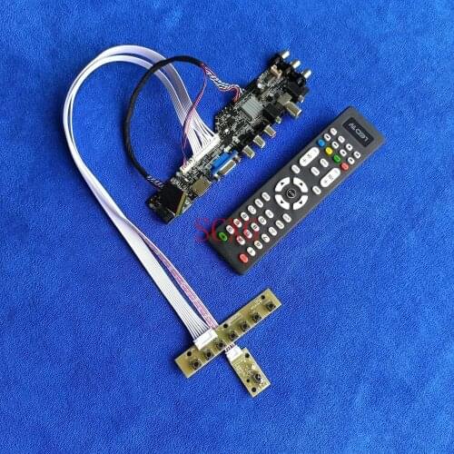 For CLAA116WA01/CLAA116WA01A/CLAA116WA03A LVDS 40 Pin Kit Matrix drive card Digital 1366*768 VGA USB AV DVB HDMI-compatible LED