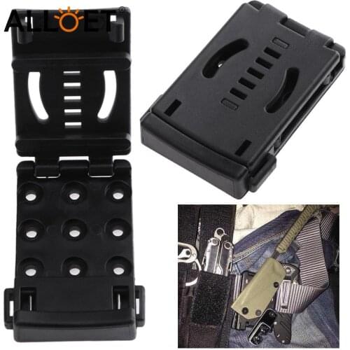 EDC Gear Multi Function K Sheath Kydex Scabbard Belt Clip Waist Clamp Flashlight Outdoor Tool Hunt Camping Hiking