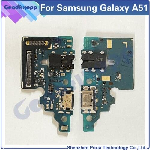 For Samsung Galaxy A51 Charging Port Dock Connector Flex Cable For Samsung A51 SM-A515F A515U A515U1 A515W A515X USB Charger
