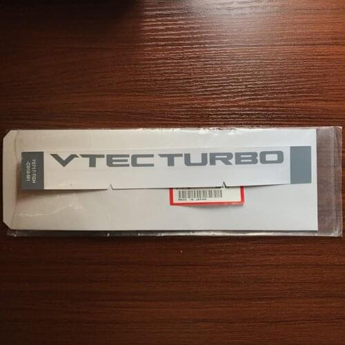 FC1 FK7 Type R FK4 FK8 FN STICKER WINDOW DECAL 75717-TGH-C01 GENUINE OEM For HONDA CIVIC VTEC TURBO 2016-2020