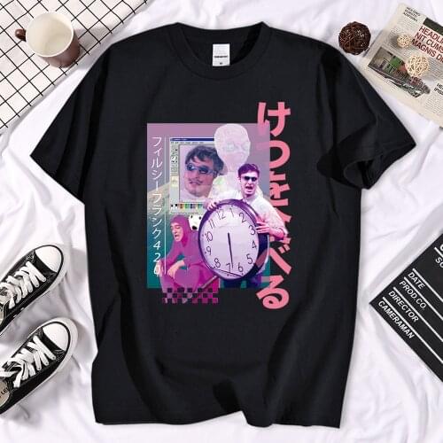 Vaporwave Filthy Frank T Shirt Men Retro Classic Music Print Tshirt Mens Fashion Summer Brand Hip Hop Tops Harajuku Streetwear